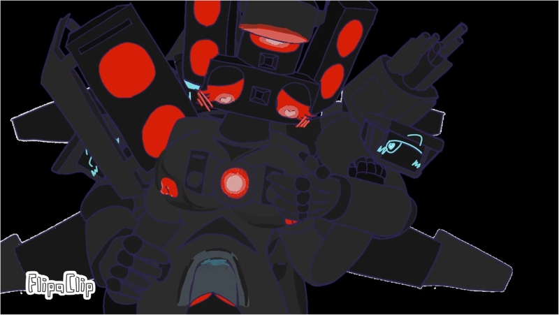 Titan câmera Man x Titan speaker woman