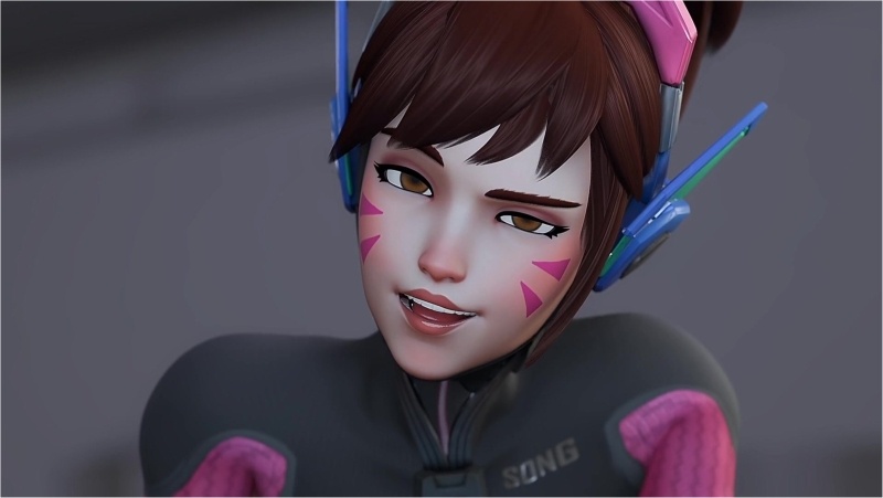 D.va Footjob