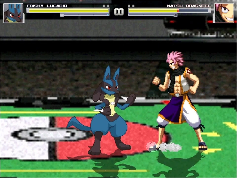 MUGEN Lucario fucks Natsu Dragneel