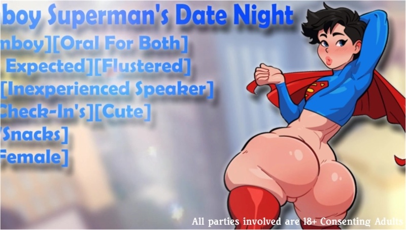 [ASMR] [M4F] Femboy Superman's Date Night