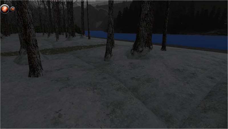 Percheron stallion mating with a female reindeer