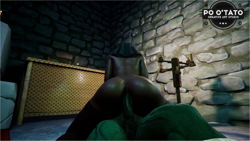 Sanctuary Defiled: Nuns VS Orcs Rule 34 Edit Part 1