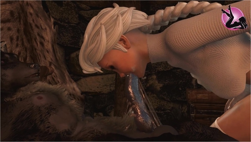 Elsa blows a Werewolf