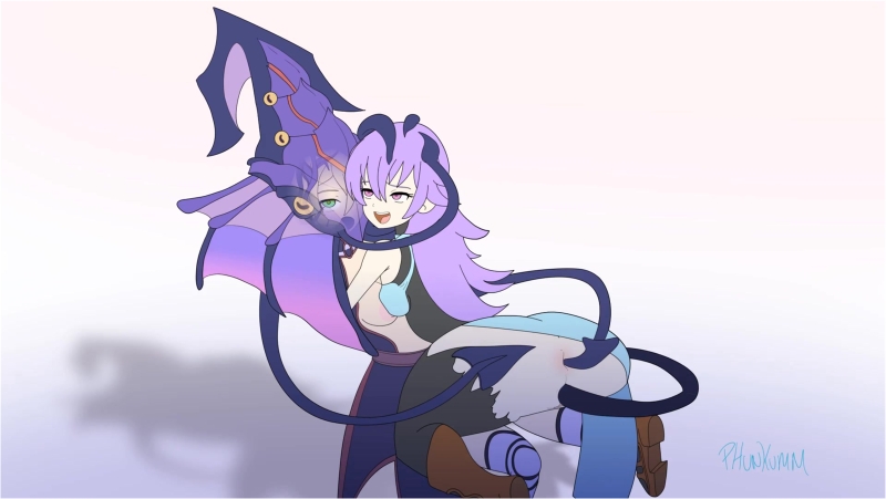 Phunkumm - Warrior & Witch Tentacle DP Creampie (Mindflayer Control) [Indie Hentai Ga