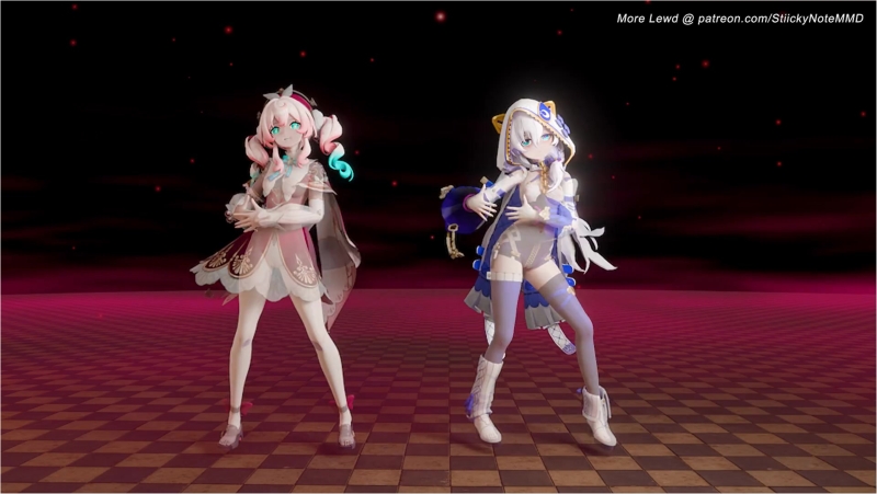 Hyacine & Theresa  ❤ HimeHina V【MMD】