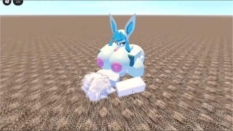 Glaceon getting fucked by Blue femboy Roblox (Whorblox Adventures)