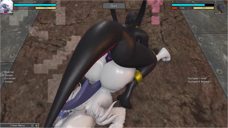 Absol vs Salazzle! Heroine Rumble 2 Pokemon Futa X Futa