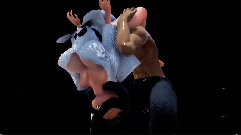 The leg fell and was cracked