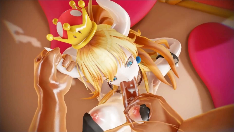 Iwara-bowsette Paizuri Oral