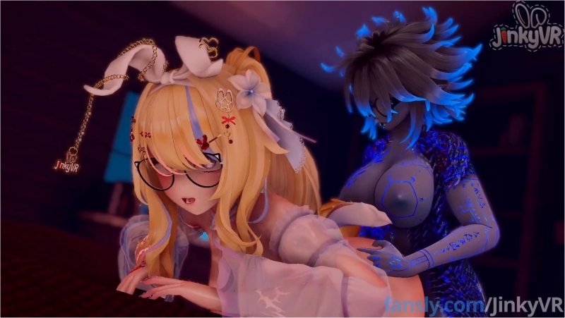 [JinkyVR] Slutty Student raises her MANA POOL by FUCKING a WIZARD