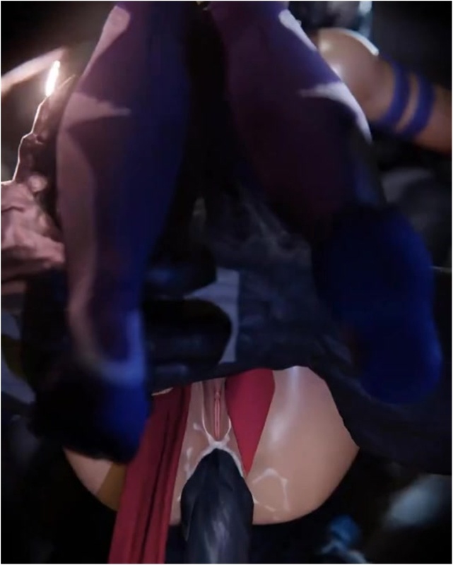 Psylocke getting Analized by Venom