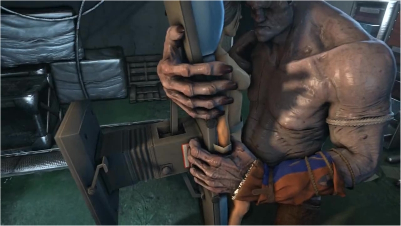 Lara Croft Bound & Naked