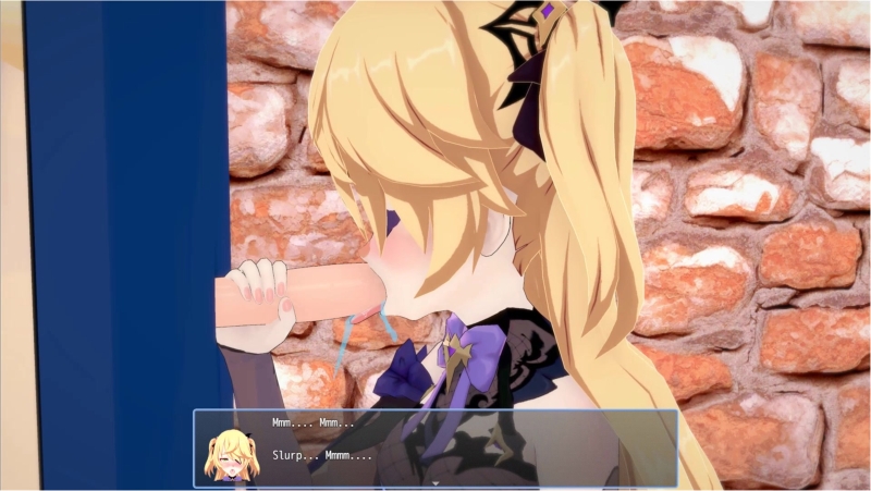 Gloryhole Fischl Blowjob