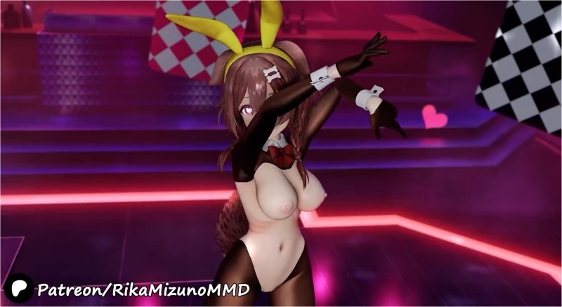 Rabbit Hole - Shirakami Fubuki And Inugami Korone  | Virtual YouTuber MMD R-18