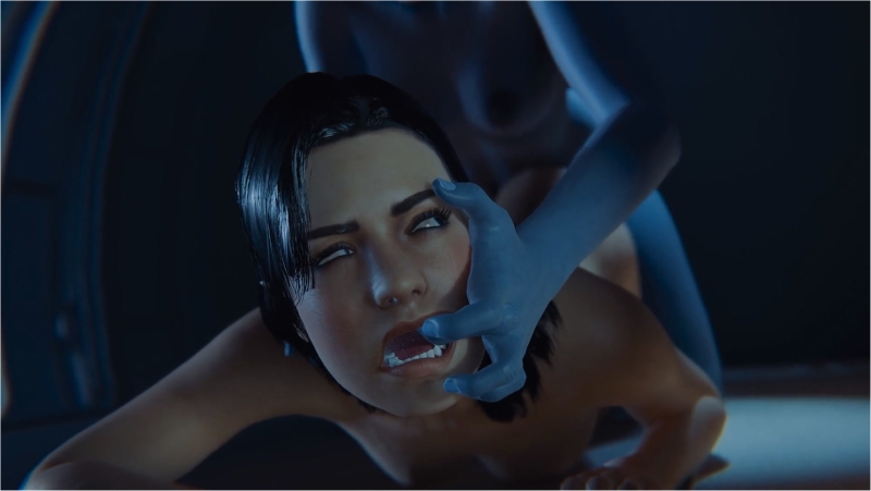 Miranda vaginaldogged by Liara