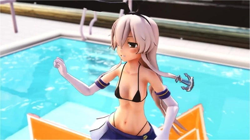 Shimakaze - Magical Girl and Chocolate [MMD] Haku-san