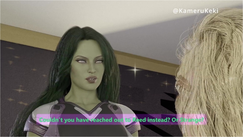 Captain Marvel vs She-Hulk BJ2