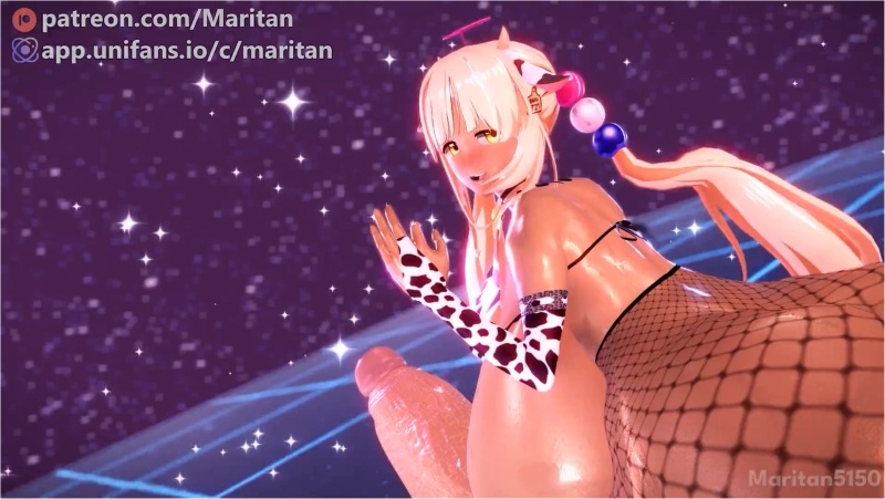 [Hololive] Ceres Fauna ❤ Tsukumo Sana - Hyper Futa Dance