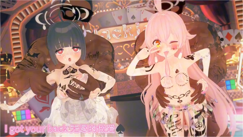 [QOS] Blue Archive Hoshino, Hanako, Mimori, Miyu Sex Dance