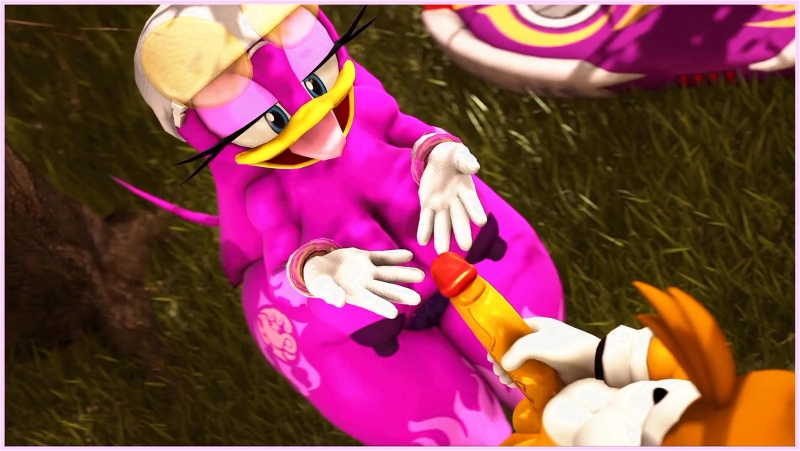 Wave receiving a ton of rain cum on face by Tails (Sound added)