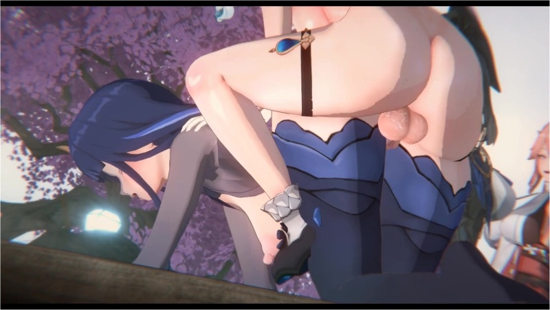 Raiden Shogun × Furina (Futa)