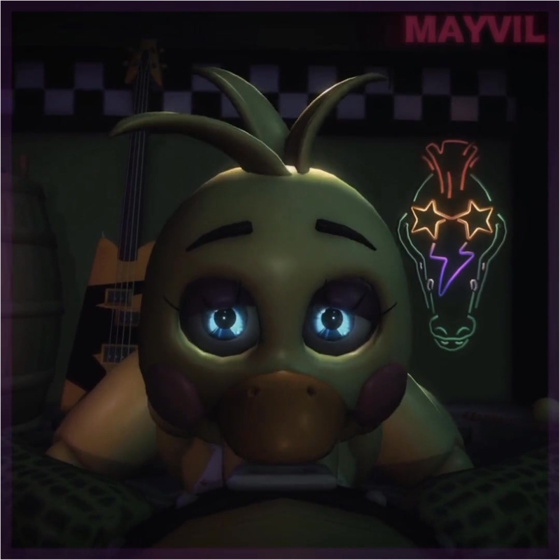 Toy Chica blowjob POV