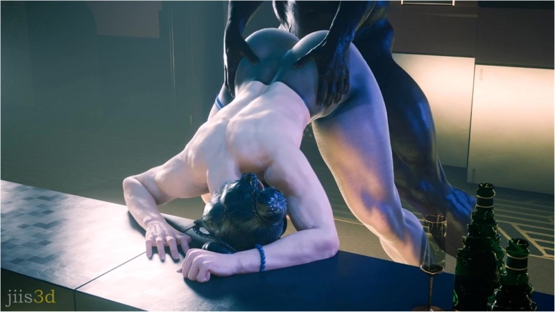 [jiis3d] Chun Li backshot [bbc + pantyhose]