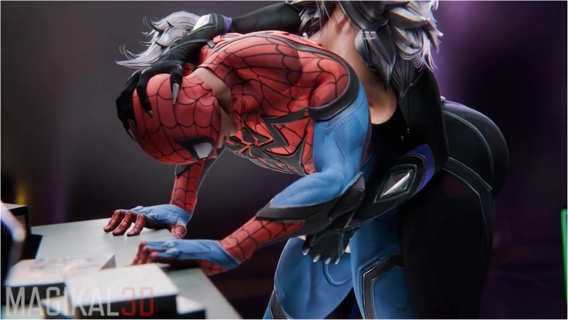 Black Cat is stealing something from Peter