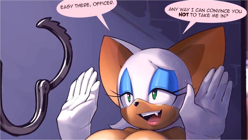Rouge dealing with Officer