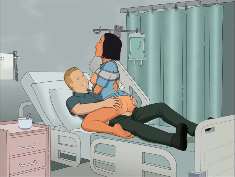 Connie riding Bobby