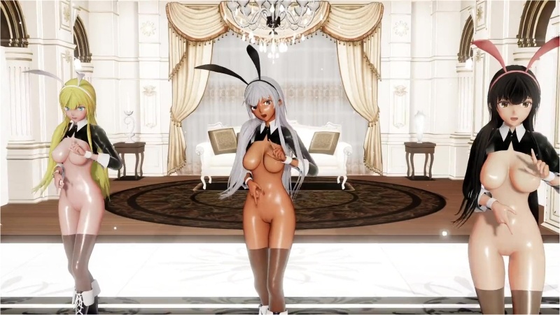 【MMD】SPS Eunice(Reverse Bunny) WAVE omake