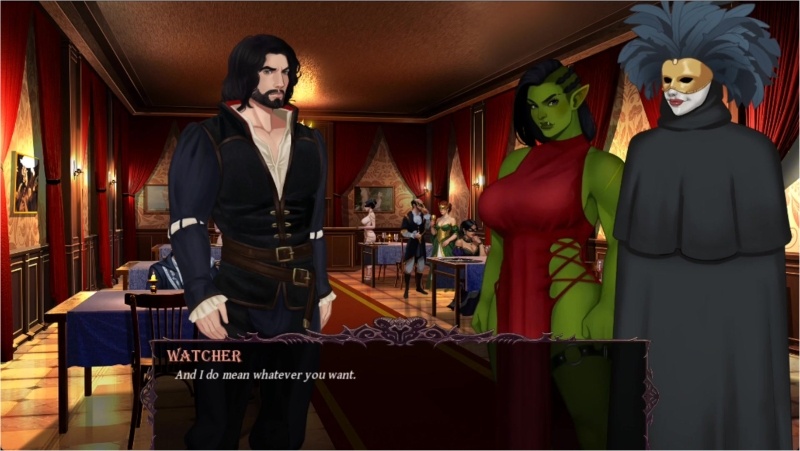 Parasite Black: Ves - Temptations Room Scene