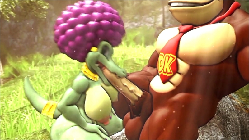Donkey Kong and Kalypso Sex in The Forest