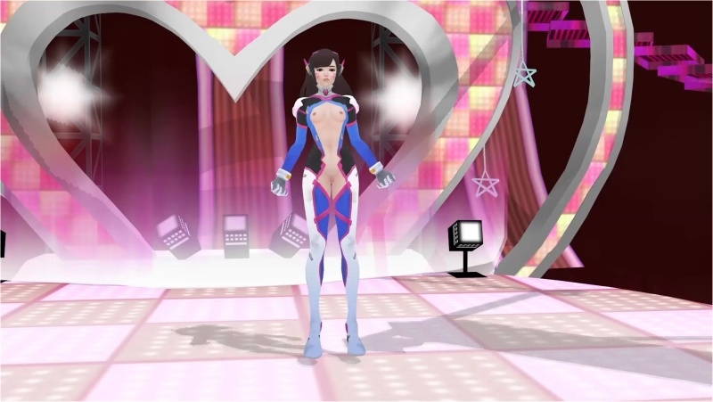 R18 MMD D.Va Like A Cat