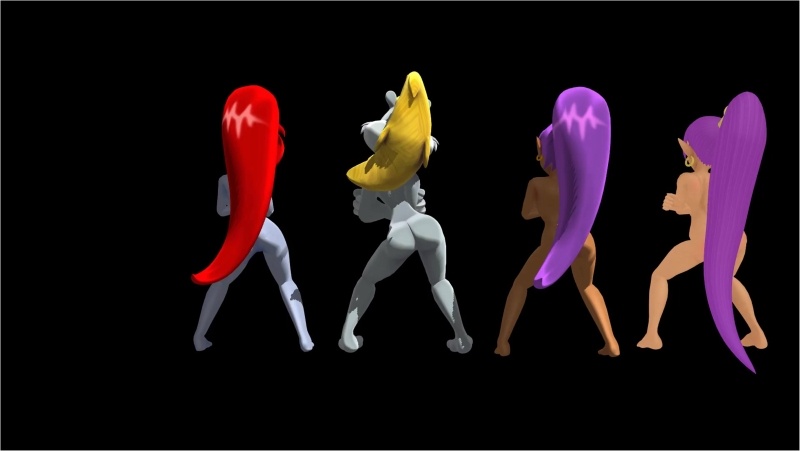 R18 MMD Berri and Shantae Bla Bla Bla