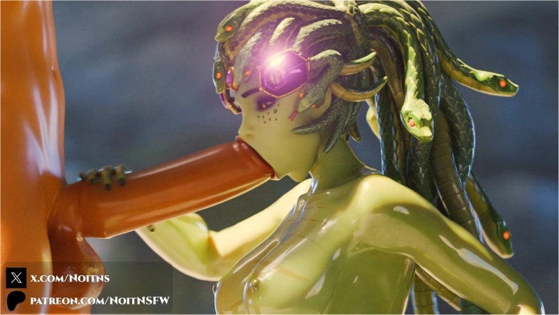 Widowmaker's Medusa Freezes you into a Living Dildo (NoitNS)