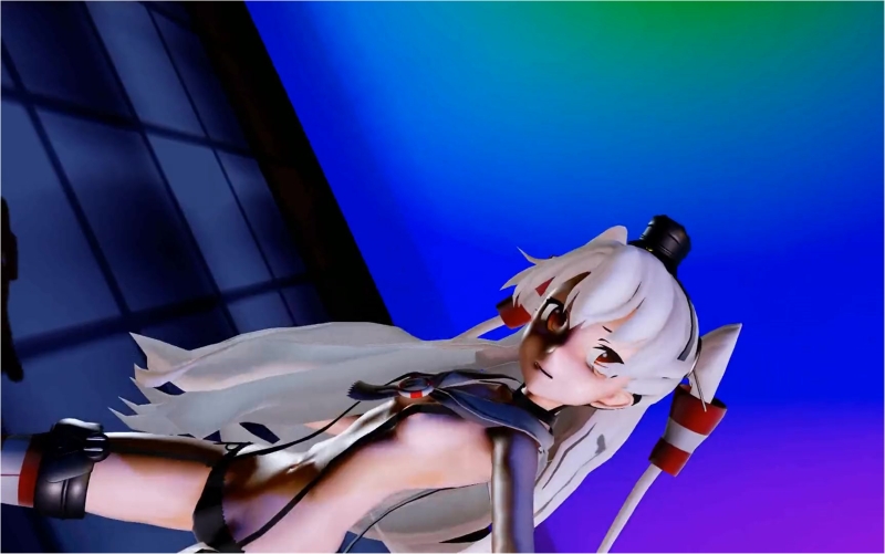 Shimakaze, Amatsukaze & Tokitsukaze - Maskde BitcH [MMD R18] Heirdamu