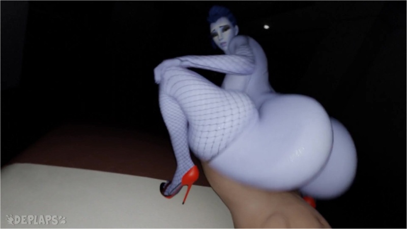 Widowmaker Reverse Cowgirl WHITE Animation