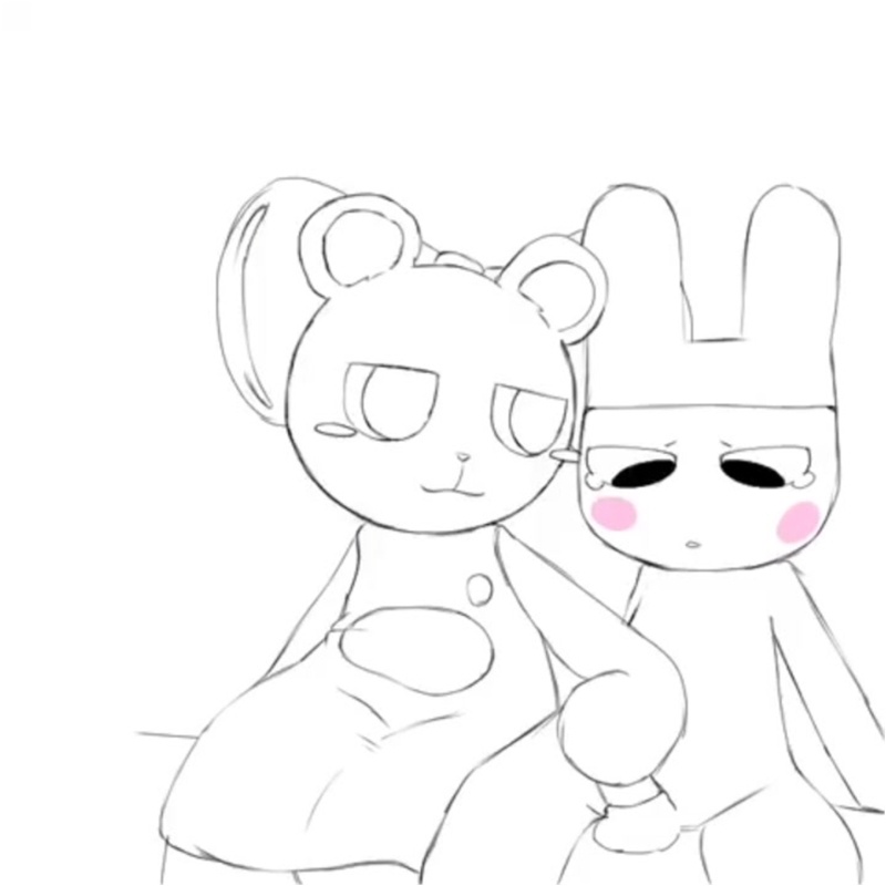 Rinny and Mametchi lol