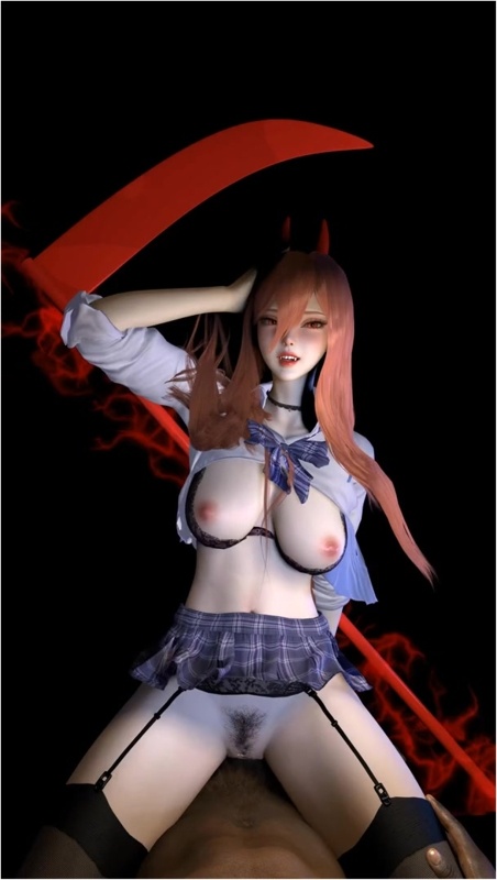 Zero Two Lap Dance (Chainsaw Man Power Costume)