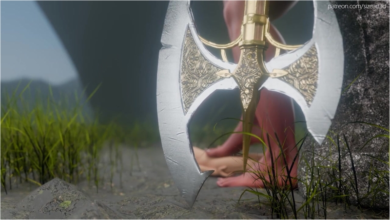 Giantess Karlach Footjob