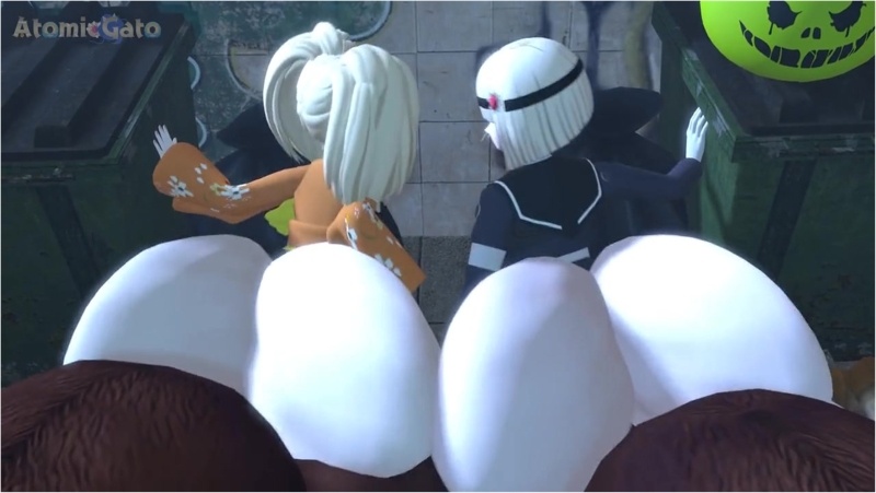 Oosuzuki Kurara and Hiyoko (AtomicGato)