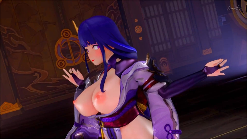 [Genshin MMD]Raiden Shogun - Chewy (R18)