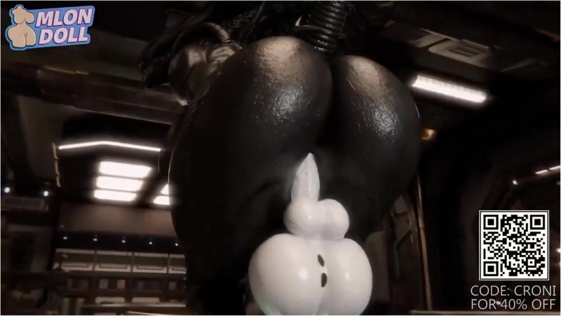 With a space station evacuated, the Xenomorph Queen discovered a toy that was left be