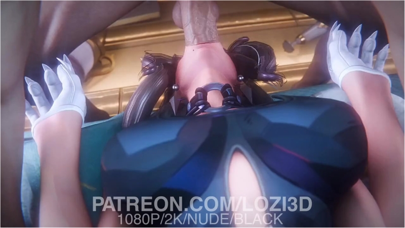 Black Cat upside-down deepthroat [LOZI3D]