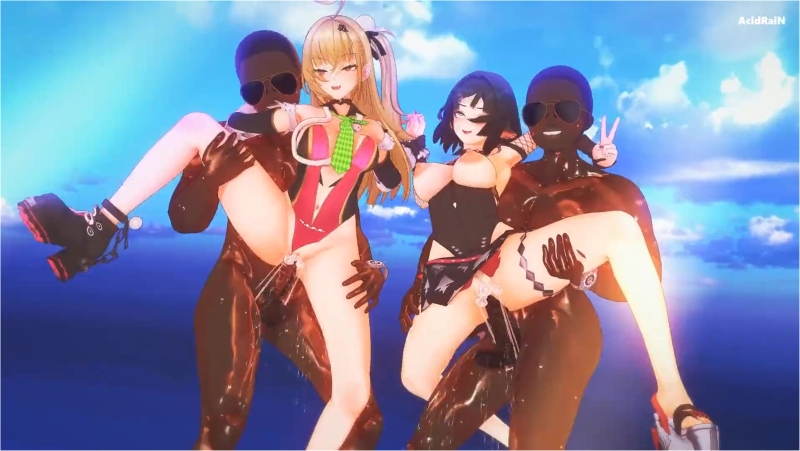 Cissia & JaneDoe Group sex video (ZzZ) Group