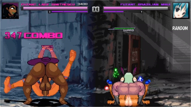 Morrigan and Lady Dimitrescu fuck Elena and Brazilian Miku.